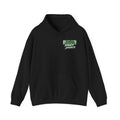 Twisted Bones Power Sports Hoodie — Retro Green Graphic Pullover